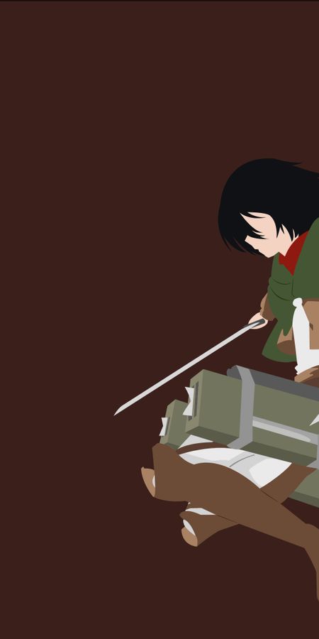 Phone wallpaper: Anime, Mikasa Ackerman, Attack On Titan free download