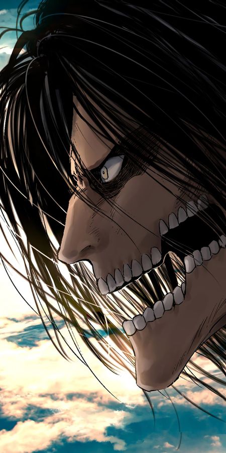 Phone wallpaper: Anime, Eren Yeager, Attack On Titan free download