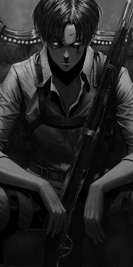 Phone wallpaper: Anime, Attack On Titan, Levi Ackerman free download