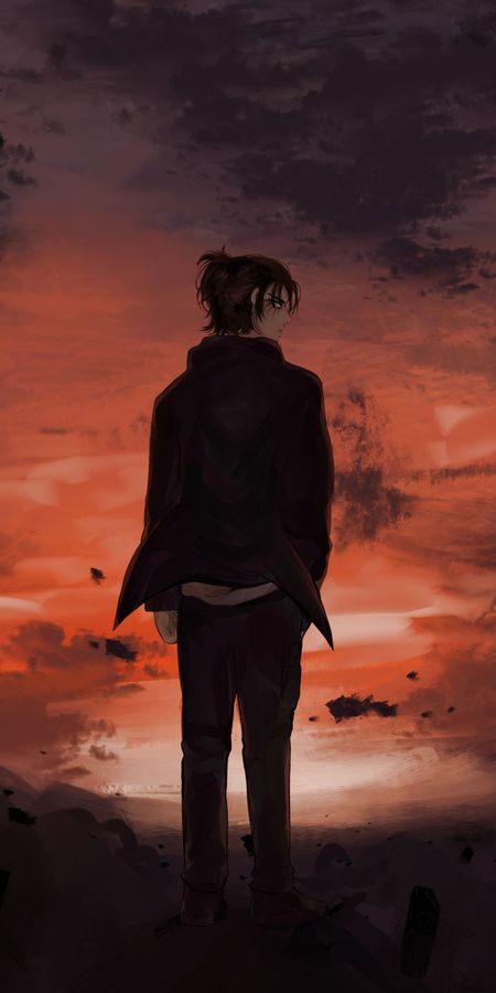 Phone wallpaper: Anime, Eren Yeager, Attack On Titan free download