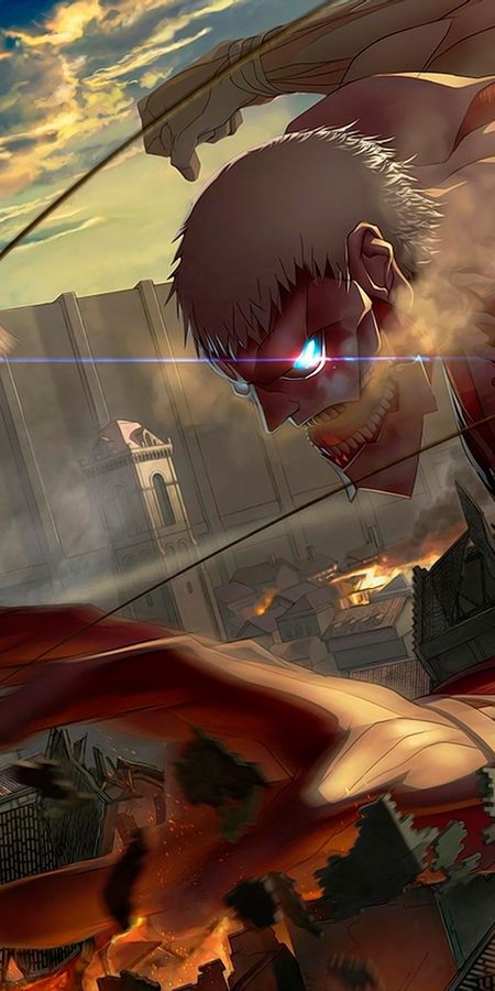Phone wallpaper: Anime, Titan, Mikasa Ackerman, Attack On Titan, Armored Titan free download
