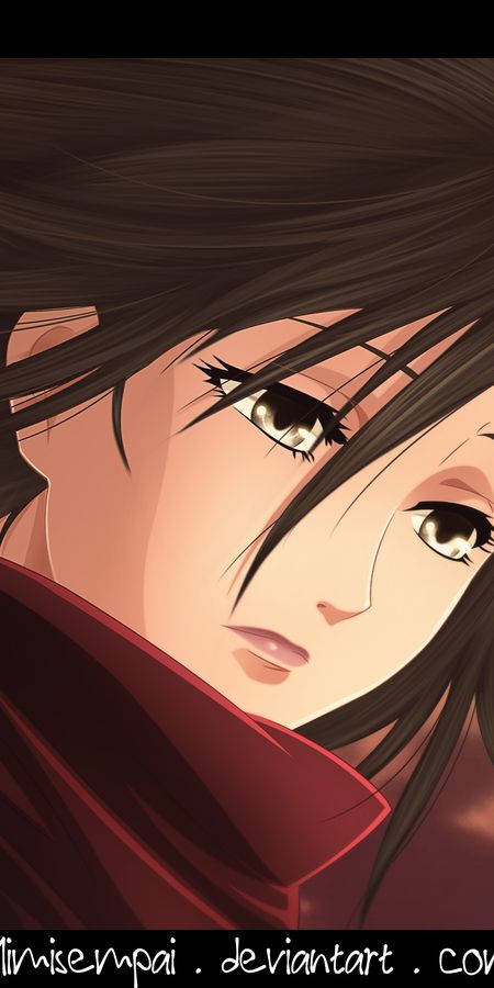 Phone wallpaper: Anime, Mikasa Ackerman, Attack On Titan free download