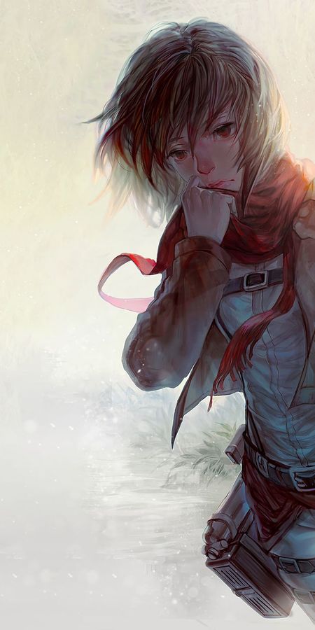 Phone wallpaper: Anime, Eren Yeager, Mikasa Ackerman, Attack On Titan free download