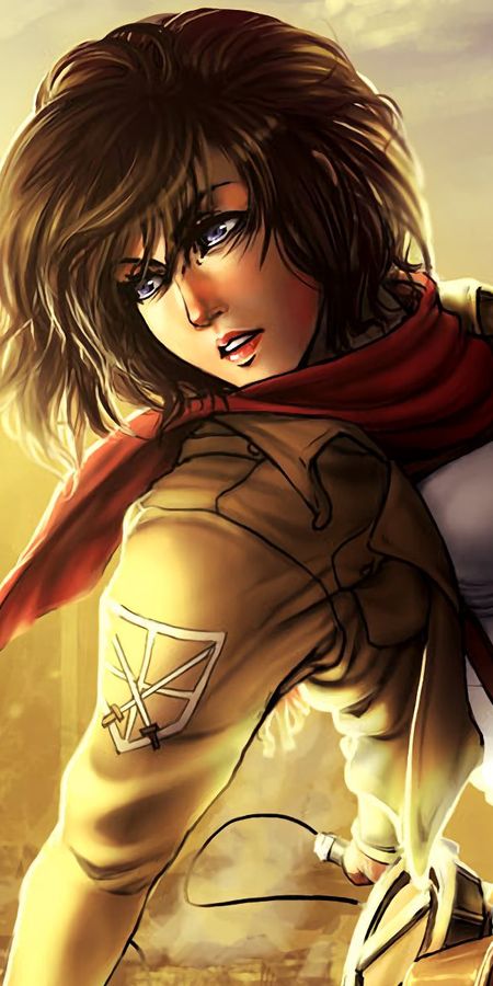 Phone wallpaper: Mikasa Ackerman, Attack On Titan, Shingeki No Kyojin, Anime free download