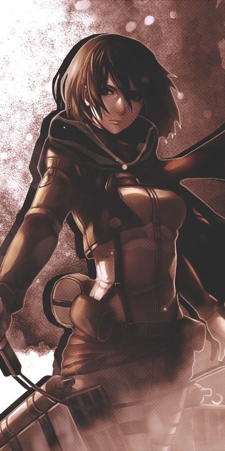 Phone wallpaper: Anime, Mikasa Ackerman, Attack On Titan free download