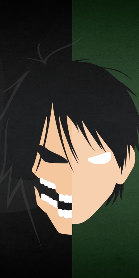 Phone wallpaper: Anime, Eren Yeager, Attack On Titan free download