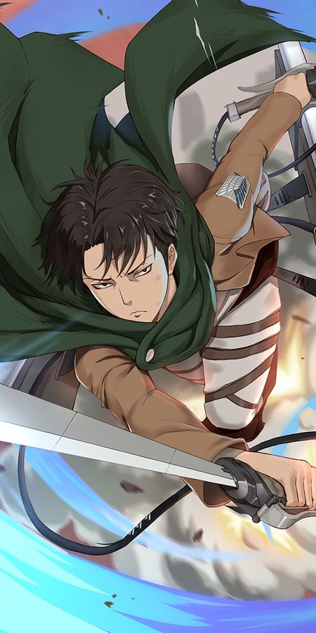 Phone wallpaper: Anime, Attack On Titan, Levi Ackerman free download