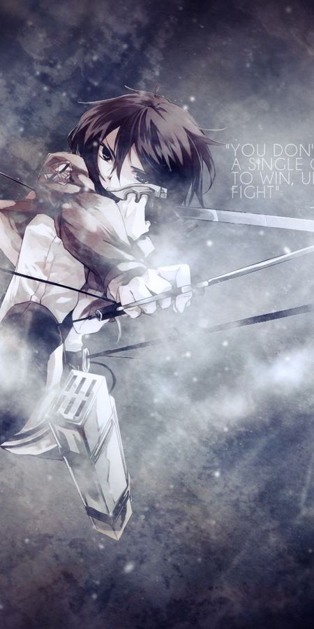 Phone wallpaper: Anime, Mikasa Ackerman, Attack On Titan free download