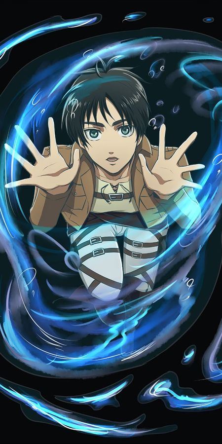 Phone wallpaper: Anime, Eren Yeager, Attack On Titan free download