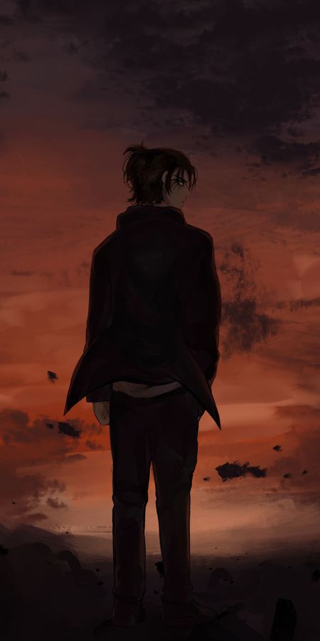 Phone wallpaper: Anime, Eren Yeager, Attack On Titan free download