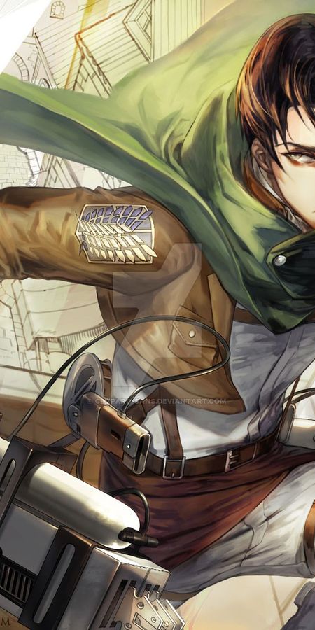 Phone wallpaper: Anime, Attack On Titan, Levi Ackerman free download