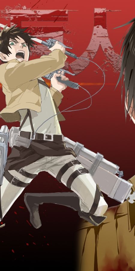 Phone wallpaper: Anime, Eren Yeager, Shingeki No Kyojin, Attack On Titan free download