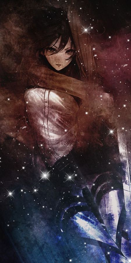 Phone wallpaper: Anime, Mikasa Ackerman, Attack On Titan free download