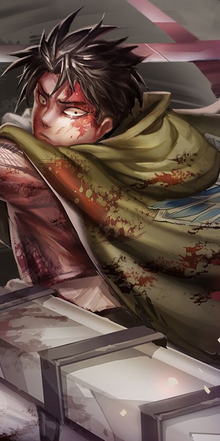 Phone wallpaper: Anime, Attack On Titan, Levi Ackerman free download