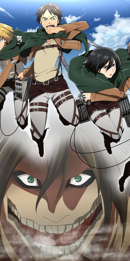 Phone wallpaper: Anime, Attack On Titan free download