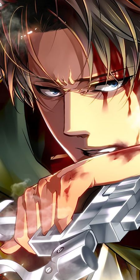 Phone wallpaper: Anime, Attack On Titan, Levi Ackerman free download