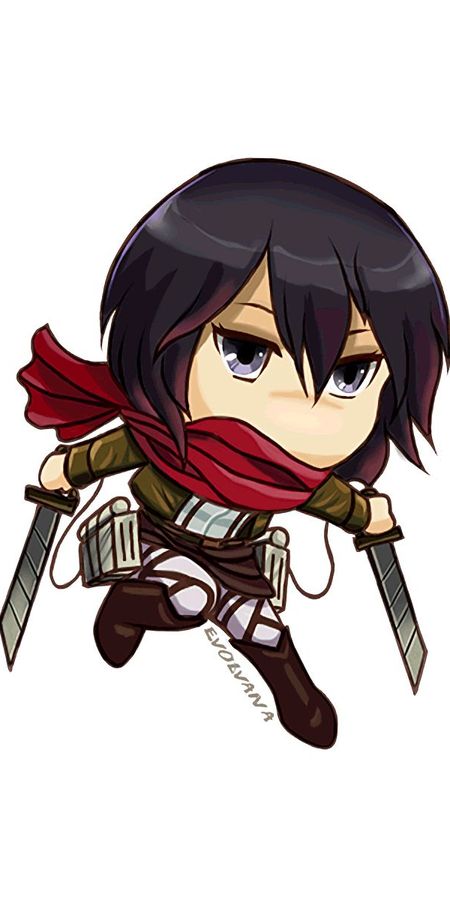 Phone wallpaper: Mikasa Ackerman, Attack On Titan, Shingeki No Kyojin, Anime free download