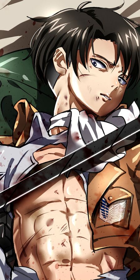 Phone wallpaper: Anime, Attack On Titan, Levi Ackerman free download