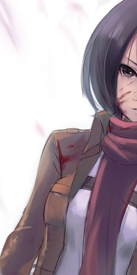 Phone wallpaper: Anime, Mikasa Ackerman, Attack On Titan free download