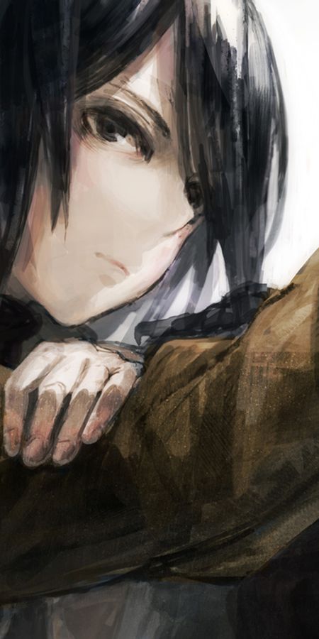 Phone wallpaper: Anime, Mikasa Ackerman, Attack On Titan free download