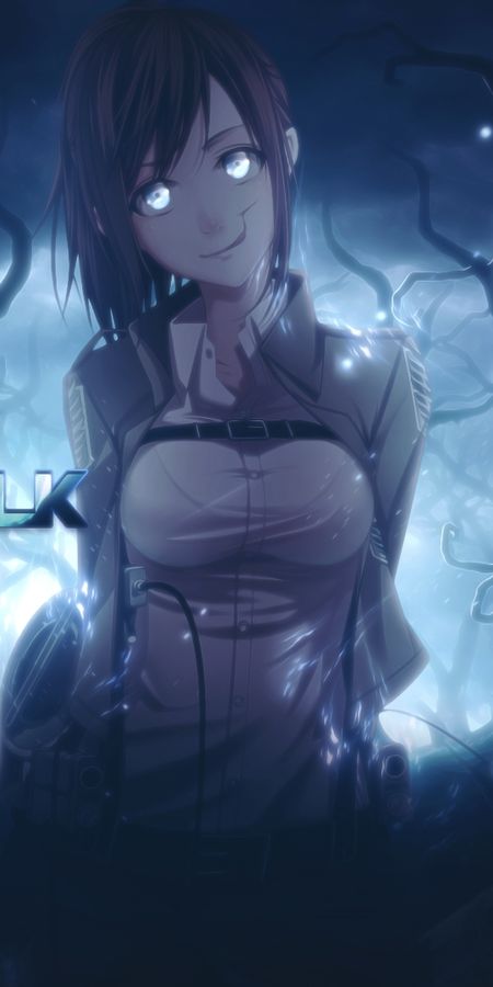 Phone wallpaper: Anime, Attack On Titan, Sasha Blouse free download