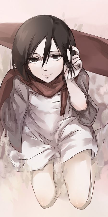 Phone wallpaper: Anime, Mikasa Ackerman, Attack On Titan free download