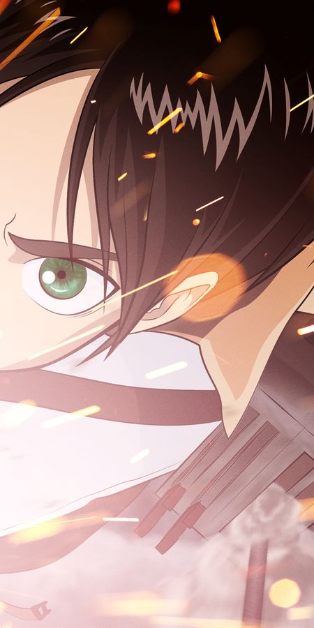 Phone wallpaper: Anime, Eren Yeager, Attack On Titan free download