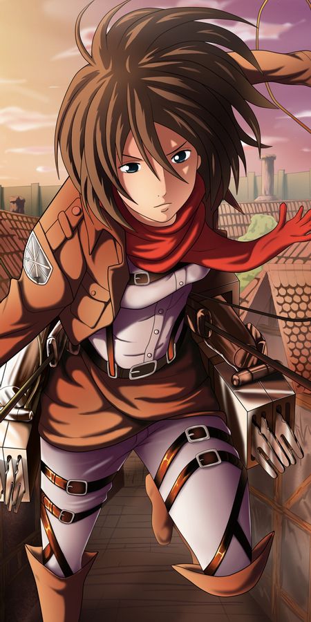 Phone wallpaper: Anime, Mikasa Ackerman, Shingeki No Kyojin, Attack On Titan free download