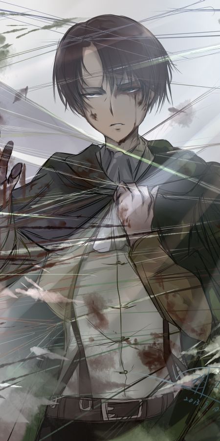 Phone wallpaper: Anime, Attack On Titan, Levi Ackerman free download