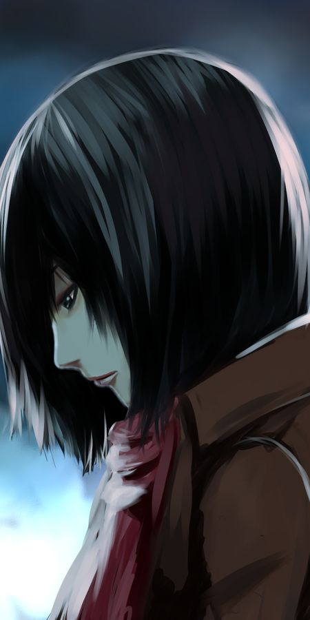 Phone wallpaper: Anime, Mikasa Ackerman, Attack On Titan free download