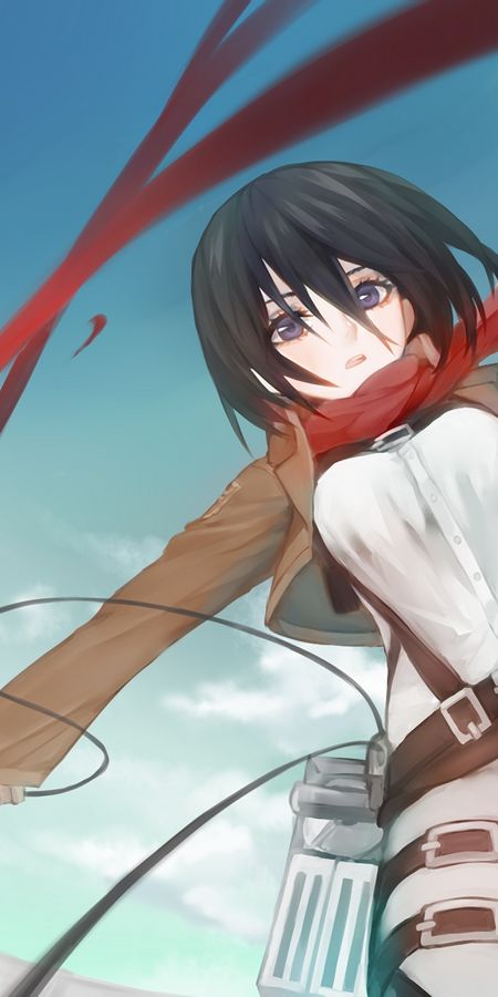 Phone wallpaper: Anime, Mikasa Ackerman, Shingeki No Kyojin, Attack On Titan free download