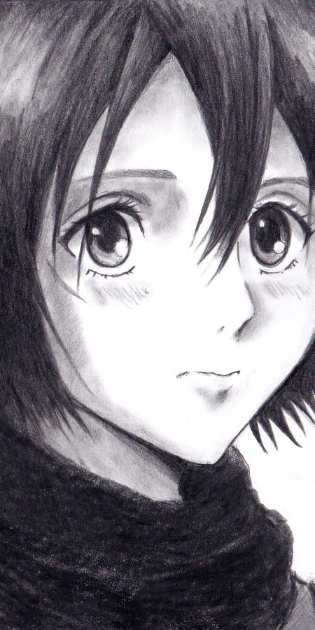 Phone wallpaper: Anime, Mikasa Ackerman, Attack On Titan free download