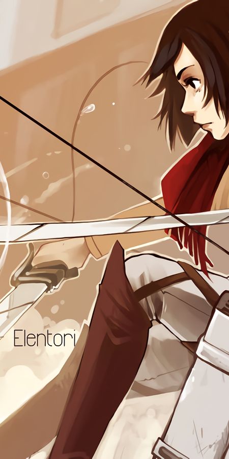 Phone wallpaper: Anime, Mikasa Ackerman, Attack On Titan free download