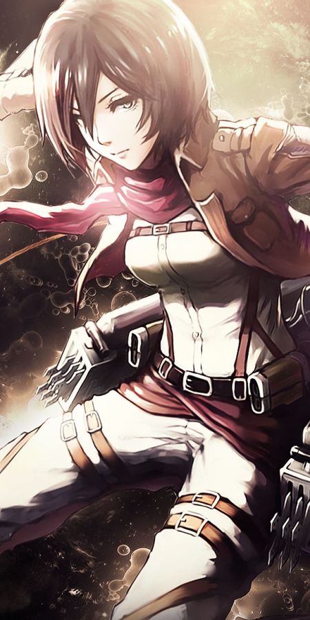 Phone wallpaper: Anime, Mikasa Ackerman, Attack On Titan free download