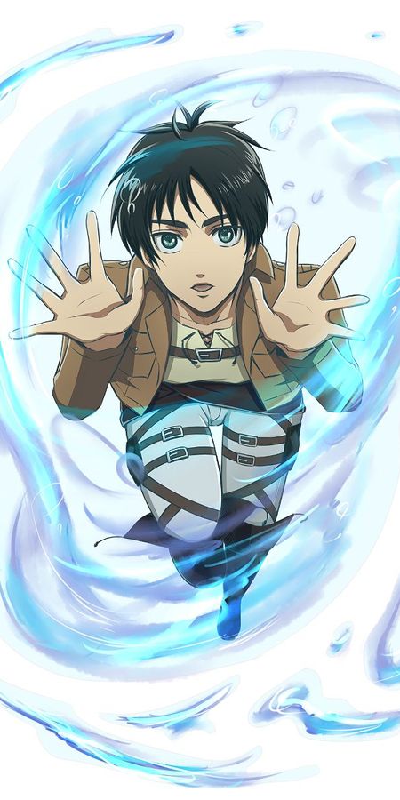 Phone wallpaper: Anime, Eren Yeager, Attack On Titan free download