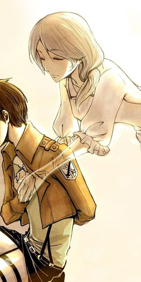 Phone wallpaper: Anime, Eren Yeager, Attack On Titan, Carla Yeager free download