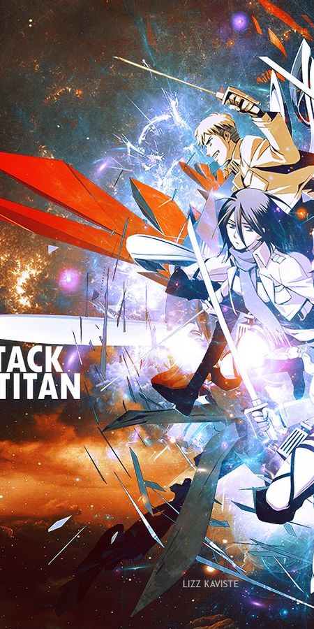 Phone wallpaper: Anime, Armin Arlert, Eren Yeager, Mikasa Ackerman, Attack On Titan, Annie Leonhart free download