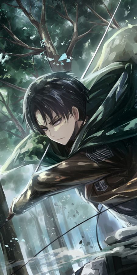 Phone wallpaper: Anime, Attack On Titan, Levi Ackerman free download