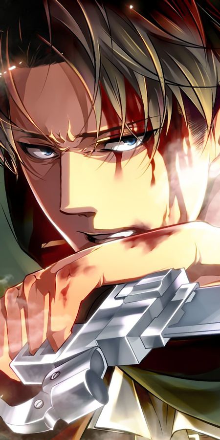 Phone wallpaper: Anime, Attack On Titan, Levi Ackerman free download