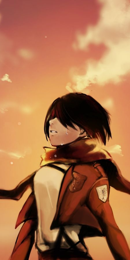 Phone wallpaper: Anime, Mikasa Ackerman, Attack On Titan free download