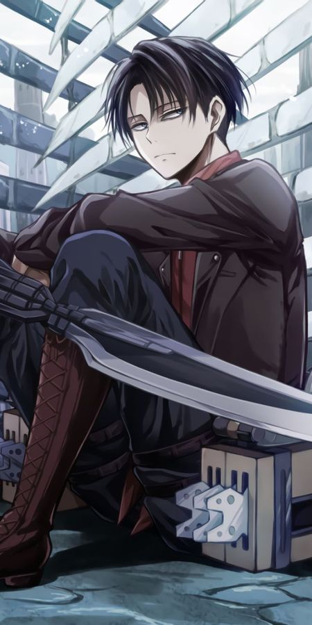 Phone wallpaper: Anime, Attack On Titan, Levi Ackerman free download