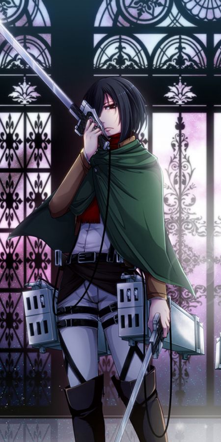 Phone wallpaper: Anime, Mikasa Ackerman, Attack On Titan, Levi Ackerman free download