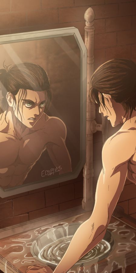 Phone wallpaper: Anime, Eren Yeager, Attack On Titan free download