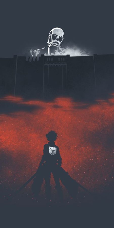 Phone wallpaper: Anime, Eren Yeager, Shingeki No Kyojin, Attack On Titan, Colossal Titan free download