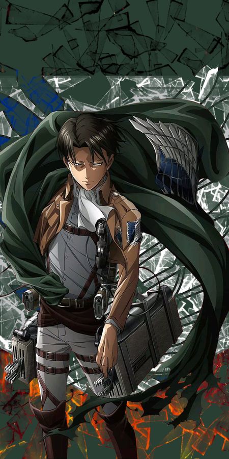 Phone wallpaper: Anime, Attack On Titan, Levi Ackerman free download