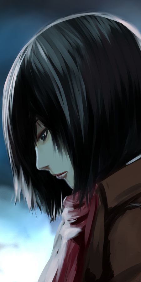 Phone wallpaper: Anime, Mikasa Ackerman, Attack On Titan free download