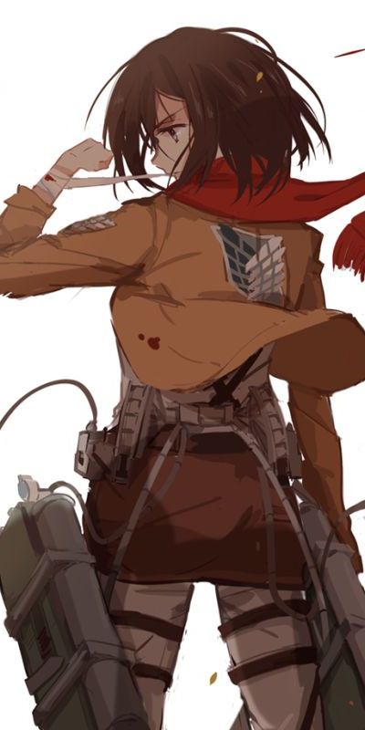 Phone wallpaper: Anime, Mikasa Ackerman, Attack On Titan free download