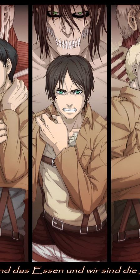 Phone wallpaper: Anime, Attack On Titan free download