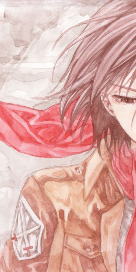 Phone wallpaper: Anime, Mikasa Ackerman, Attack On Titan free download