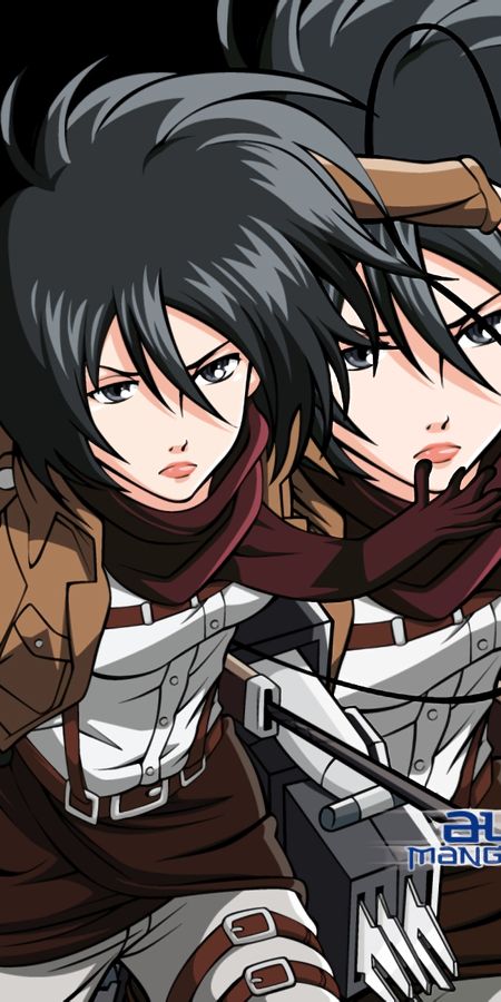 Phone wallpaper: Mikasa Ackerman, Attack On Titan, Shingeki No Kyojin, Anime free download